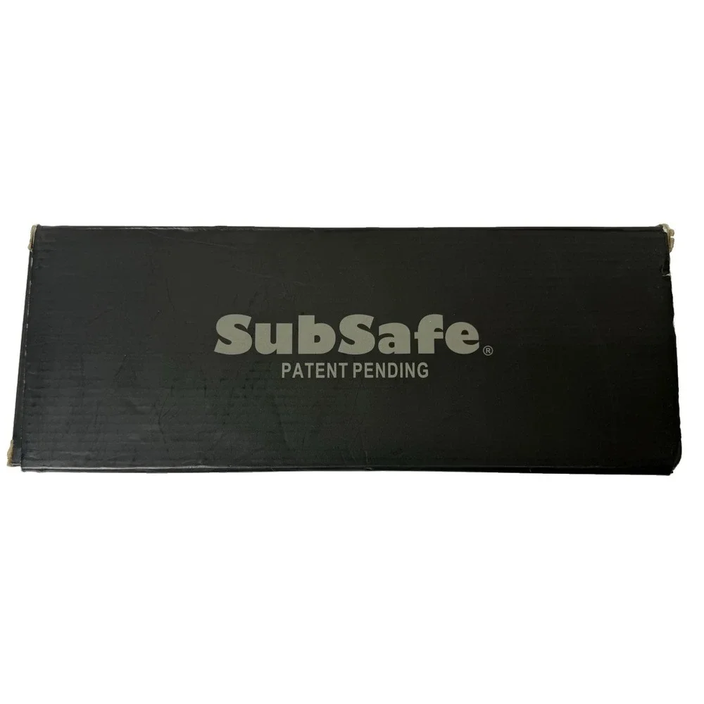 SubSafe 3-Piece Sub Sandwich Container, Charcoal Grey